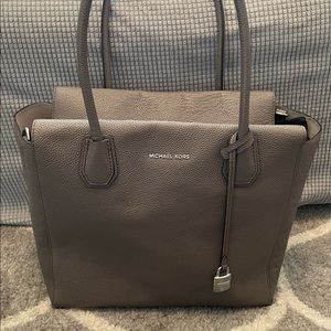 Michae Kors Pebbled Leather Mercer Tote - Cinder